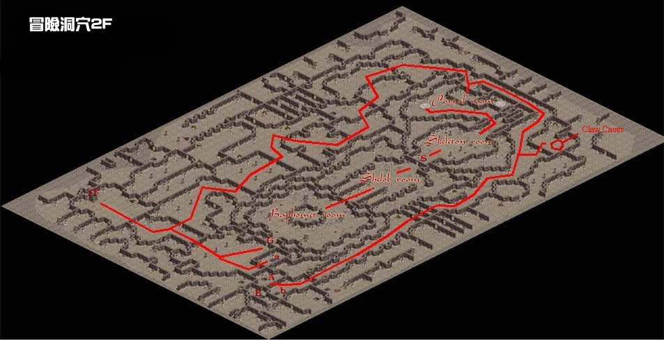 說話之島 / 冒險洞穴 Map 3